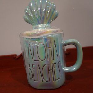 Rae Dunn Aloha Beaches Figural Mug